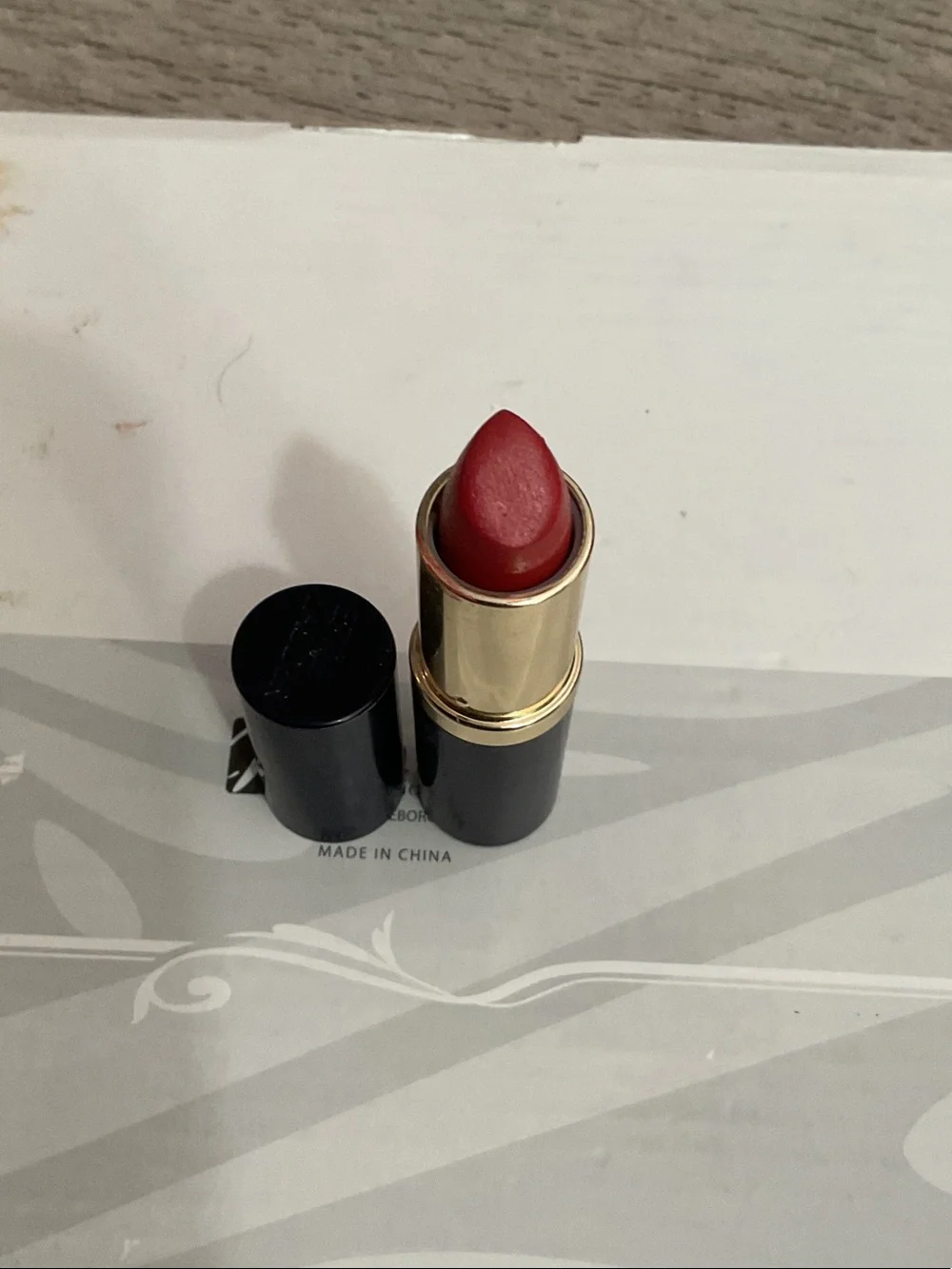 Lancome Bold Red Lipstick — Satin Finish